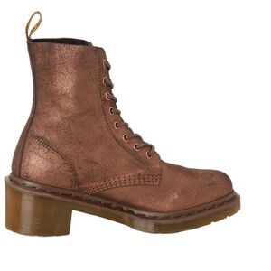 Dr. Martens Bronze Heeled Boots